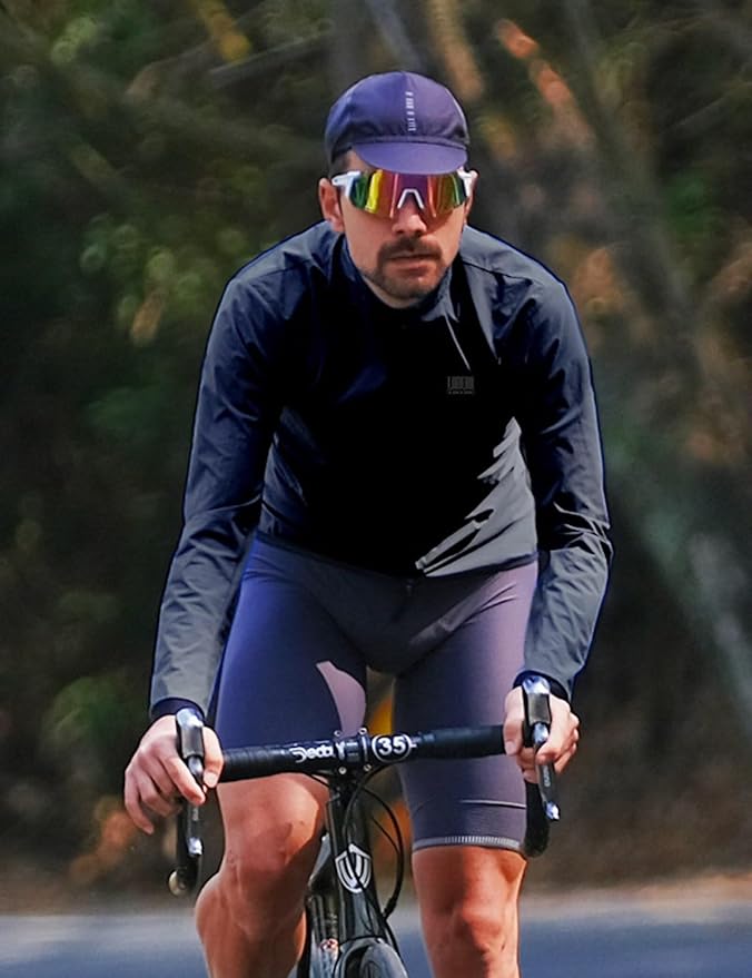 LAMEDA Cycling Jacket for Men Women, Windproof Lightweight Packable Cycling Windbreaker Bicycle Clothing Jacket