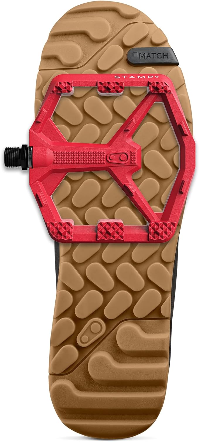 Crankbrothers Stamp Flat MTB Pedals - Size-Specific, Lightweight, Versatile, Durable Bike Pedals