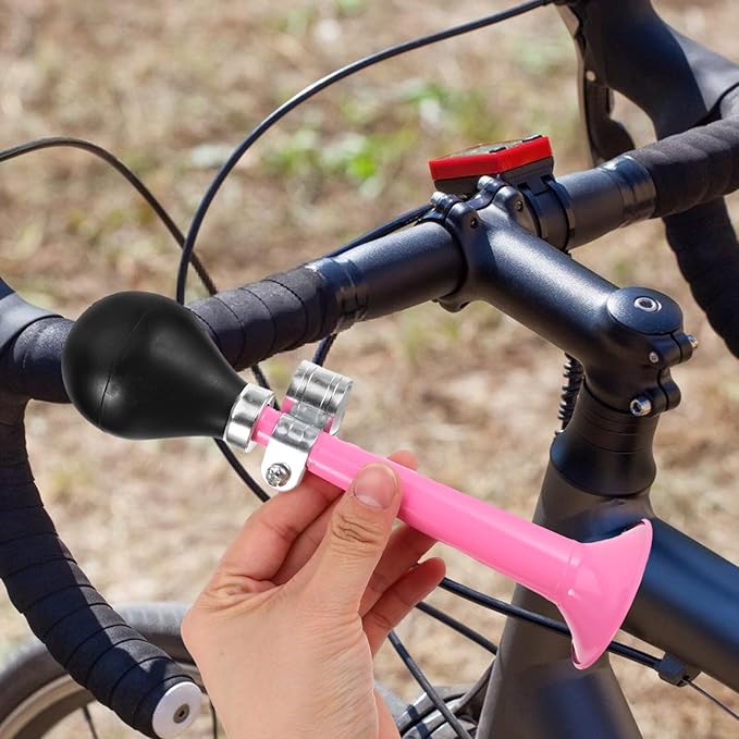 2pcs Metal Bicycle Air Horn Handlebar Horn Loud Sound Vintage Bike Bell for Mountain and Bikes Outdoor Riding Accessories