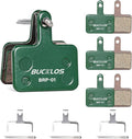 BUCKLOS Bike Disc Brake Pads for TRP Tektro Shimano MT200 Deore Br-M575 M525 M515 T615 T675 M505 M495 M486 M485 Ridstar Q20,Bicycle Disk Brakes Pads for Mountain Bike/Electric Bike/Road/Scooter/Ebike