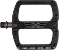 PDX G11 Mountain Bike Pedal MTB Pedal Large Concave Platform Machined Aluminum Polished Bicycle Non-Slip Pedals 9/16 Chromoly Spindle Smooth Ball Bearings
