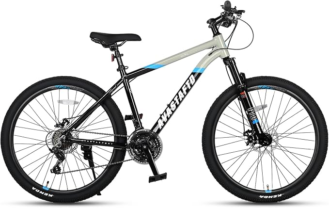 AVASTA Earth 26 27.5 inch Mountain Bike with 21-Speed, Aluminum Frame, Dual Disc Brake, Comfortable Saddle, Multiple Colors