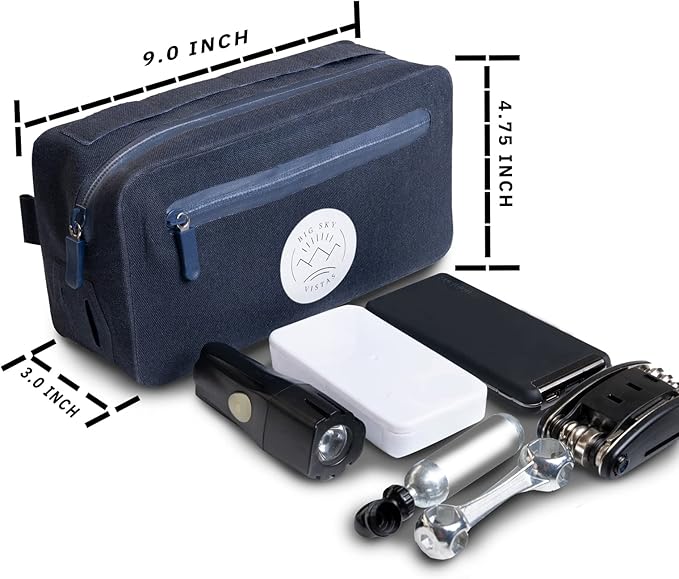 Bike Handlebar Bag | Bicycle Front Bag | Bike Frame Bag | Shoulder Bag | Waterproof Lightweight Storage for Biking, Cycling, and Scooters | Designer Bike Accessories and Mountain Bike Accessories