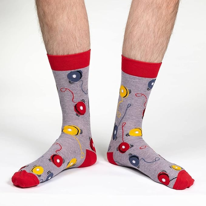 Good Luck Sock Novelty Crew Socks for Adults - For Men, Women and Teens