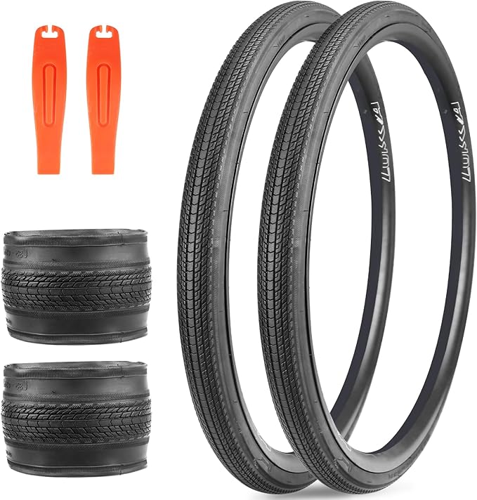 ZUKKA 700C Bike Tires 700×28C/32C/ 35CRoad Bike Tire with 2 Tire Levers Folding Bicycle Tire for Road Bike, Hybrid Bike