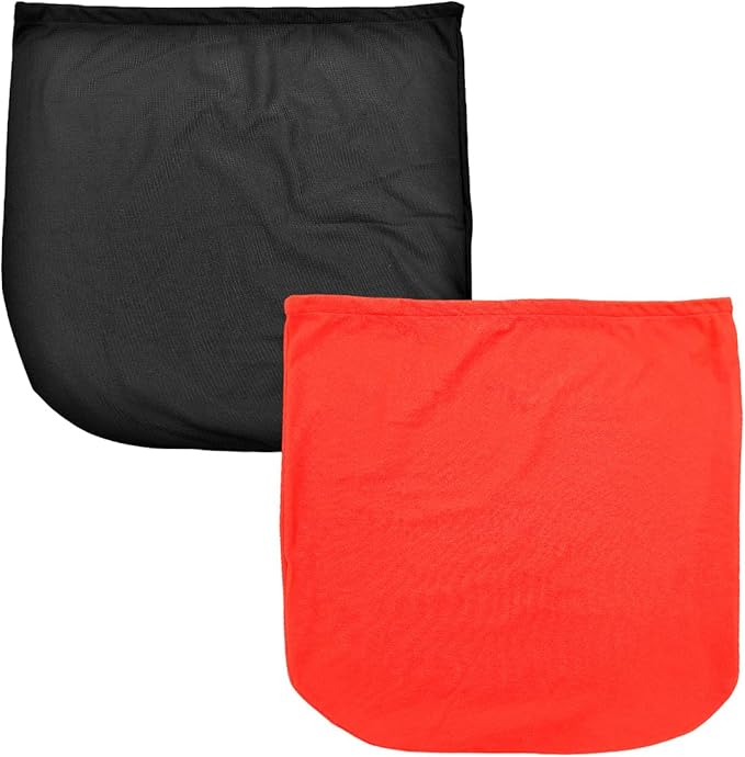 2 PCS Motorcycle Helmet Bag, Helmet Protection Drawstring Bag Made of Nylon Cloth, Large Capacity Helmet Storage Bag for Motorcycle Bicycle, Universal Motorcycle Accessories (Black+Orange)