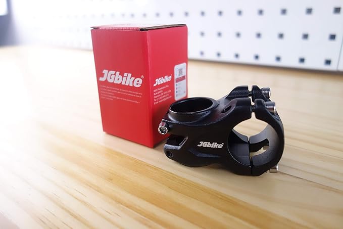 JGbike 31.8mm MTB Bike stem 35mm Length, Aluminum Alloy Stem for Mountain Bike Bicycle MTB XC Trail DH,e-Bike, Fat Bike Bicycle Handlebar