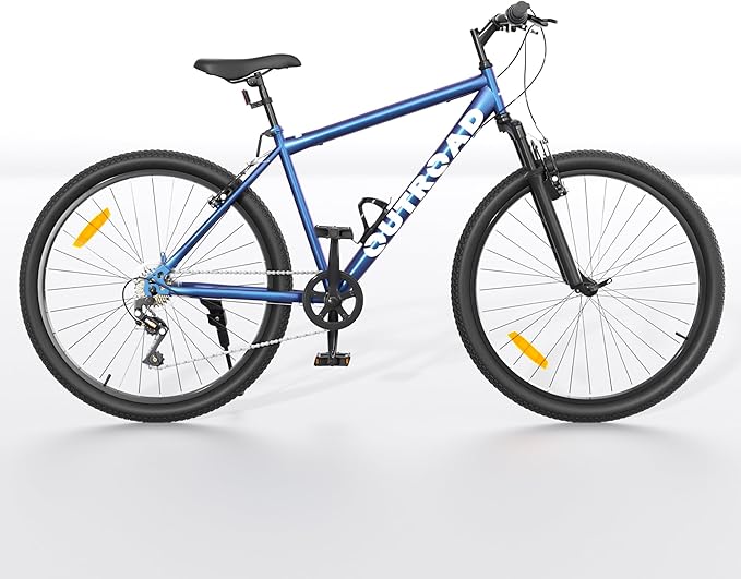 Outroad 26 Inch Comfort Mountain Bike,7-Speed/High-Carbon Steel Adult Bike with V Brakes, Adjustable Ergonomic Seat Bicycle for Men and Women
