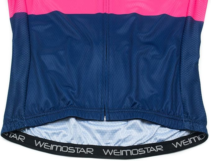 Cycling Jersey Men USA Summer Bike Short Sleeve 3-Pockets Breathable Quick-Dry Shirt S-3XL