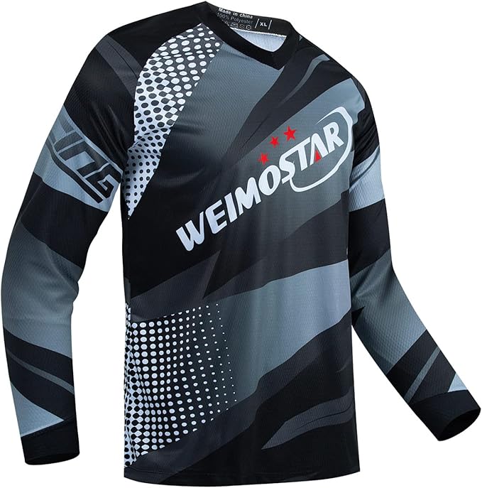 Cycling Jersey Long Sleeve Men's Mountain Bike Motocross Jersey Long Sleeve MTB T-Shirt
