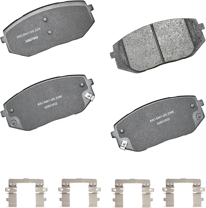 Bendix Premium SBC2398 Ceramic Front Brake Pads for Hyundai Ioniq 5 2023-2022, Tucson 2022, Kia EV6 2023-2022, Sportage 2023-2021