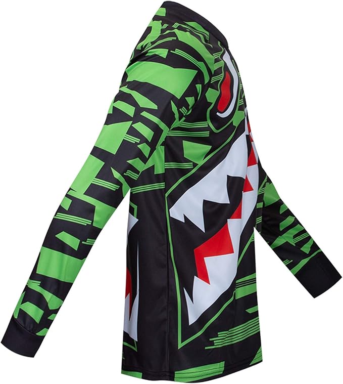 PSPORT Men's Motocross Jersey Long Sleeve Motocross Shirt Men Mountain Dirt Bike Jersey Downhill Riding Racing Clothing Tops