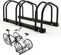 Bike Rack Floor Stand Parking for 3 Bikes,Ideal Bike Storage Organizer for Mountain & Road Bikes with 22-28" Wheel Stand & 2.2" Tire Width, Bike Stand for Garage/Indoor/Outdoor