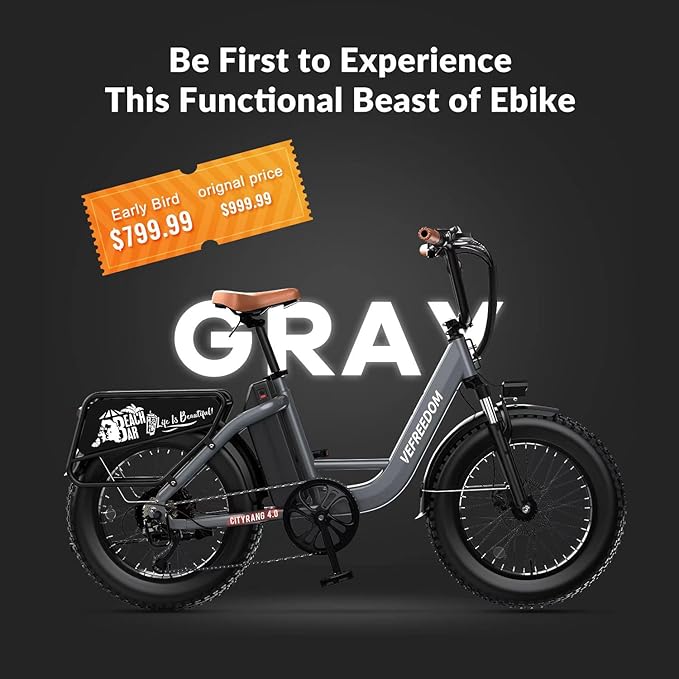 1500W Motor Electric Bike for Adults 80 Miles 30MPH Ebike 20" x 4 Fat Tire 48V 20Ah Removable Battery Mountain E Bike Commuter Front Suspension Bicycles Men Women