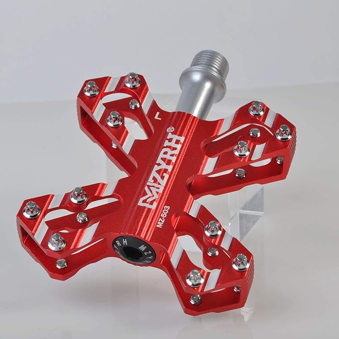 ThinkTop 3 Bearing Ultralight MTB BMX Road Mountain Bike Pedals Platform Flat Aluminum Sealed Ever Lubricate Bearing Axle 9/16 Inch
