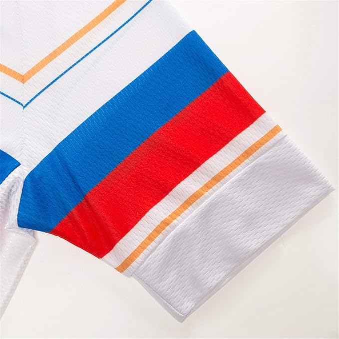 Cycling Jerseys Men Bicycle Short Sleeve Summer Shirt Bike Biking Tops Riding Clothing Flag