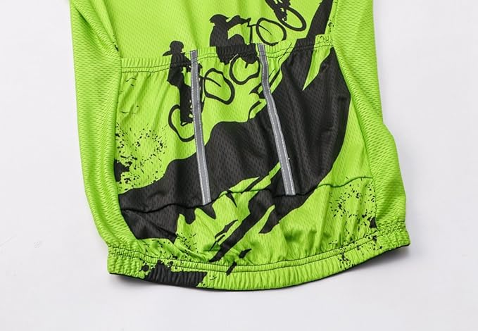 Sportswear Cycling Jerseys Short Sleeve Bike Clothing Bike top Men MTB Jersey Breathable Summer Black
