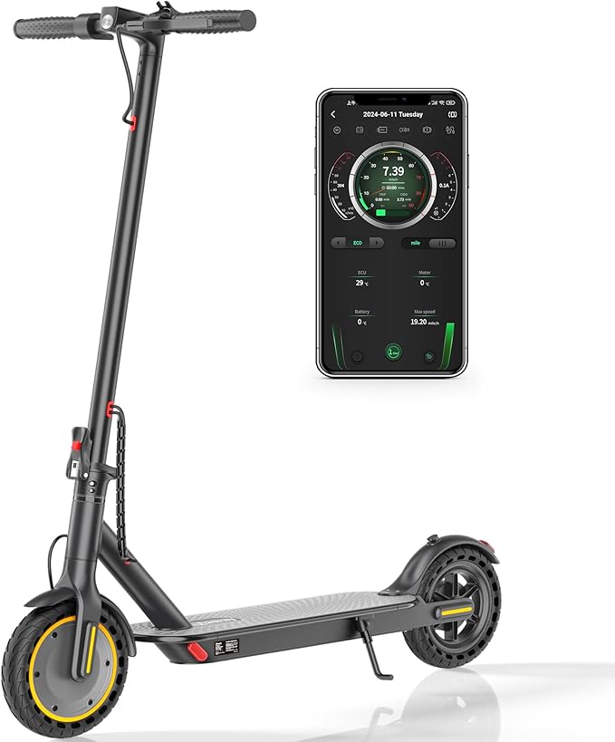 8.5" E Scooter for Adults 19/22 MPH 350/500W Motor 187.2/288.6/441WH Battery, Motorized Scooter Up to 22 Miles Range, Foldable Bearing 265 LBS/APP Control
