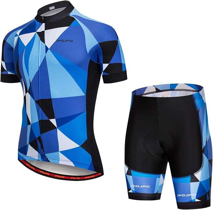 Hotlion Men's Cycling Jersey Set Summer Cycling Clothing Suit Pro Team Bike Clothes Road Biking Outfits Bicycle Kit for Men