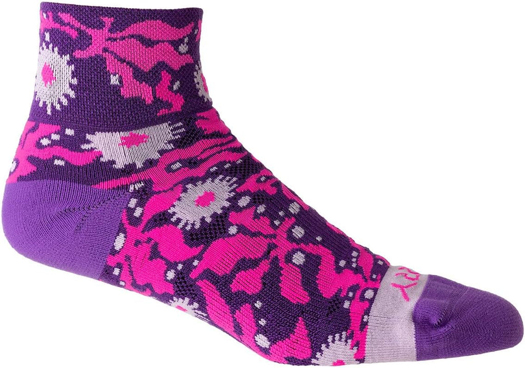 Terry Cycling Air Stream Bike Socks for Women Sports Running & Cycling Mesh Ventilated Breathable Athletic Crew Ankle Sock