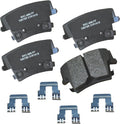 Bendix Premium SBC1057SR Ceramic Rear Brake Pads for Chrysler 300 2022-2005, Dodge Challenger 2022-2009, Charger 2022-2006, Magnum 2008-2005