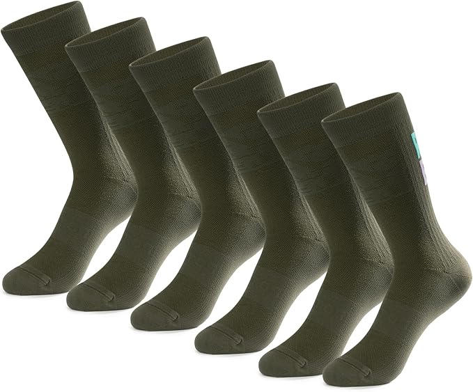 ROCKBROS Cycling Socks,Crew Length Bike Socks,Shock-Absorbing & Non-Slip,4-Season Versatilefor Men Women