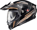 ScorpionEXO AT960 Modular Adventure Street Motorcycle Helmet with Bluetooth Ready Speaker Pockets DOT ECE Approved Hicks (Gold - Small)