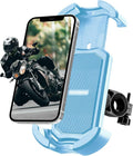 ROCKBROS Bike Phone Holder, Motorcycle Phone Mount with Security Lock, Adjustable for Bike, Motorcycle, Scooter, Suitable for 4.7'-6.8' Phone