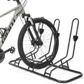 Bike Stand for 3 Bikes, Anti-Collision Design Protects Disc Brake & Derailleur, Waterproof Bike Rack Indoor/Outdoor/Garage Use, Fits Road/Kids/MTB Bicycles with 12"-29" Tires