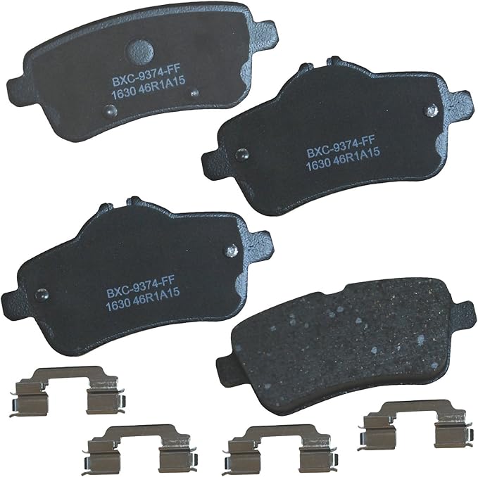 Bendix Premium SBC1630 Rear Brake Pads for Benz A45,A45 AMG,CLA45 GL350,GL450,GL500,GL550,GLA45 GLE43 GLE63 AMG S,GLE300d,GLE350,GLE350d,GLE400,GLE450 GLE550,GLE550e,GLS63 GLS350d,GLS450,GLS500,GLS550