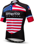 Cycling Jersey Mens Bike Shirt Biking Tops for Road Racing MTB BMX Dirt Road Quick Dry, Comfortable, Moisture Wicking