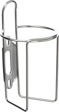 Velo Orange Retro Water Bottle Cage with Tab: Polish Stainless