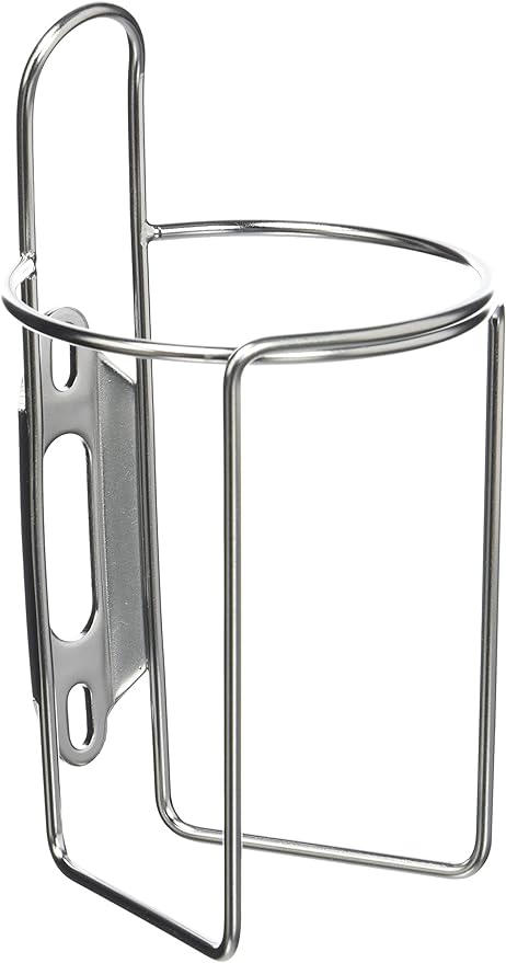 Velo Orange Retro Water Bottle Cage with Tab: Polish Stainless