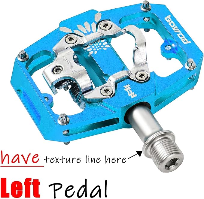 Bike Pedals 9/16" Lightweight Non-Slip Bicycle Platform Pedals - Fits Most Adult Bikes & Mountain Bikes &MTB, Road Bikes and Slip-Resistant Design