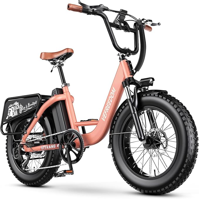EUY Electric Bike for Adults with Peak 1500W Motor, 48V 20Ah Removable Battery Fast Ebike,Max 70Miles & 30MPH,20" x4.0 Fat Tire Commuting Electric Mountain Bike,7-Speed, Step-Thru Bicycle