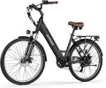 ACTBEST Electric Bike for Adults, Cores 26" Electric Commuter Bike Up to 28MPH 70 Miles, with Peak 1200W Motor, 48V 576Wh Removable Battery, 7-Speed City Cruiser Mountain E Bike for Commuting