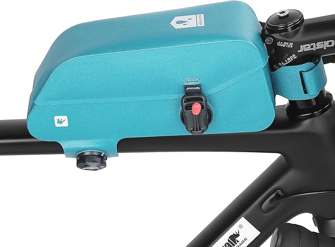 Rhinowalk Bike Top Tube Bag Bike Frame Bag Fully Waterproof and Stable Bicycle Frame Bag Bicycle Bag Professional Cycling Accessories for Mountain Road Bike