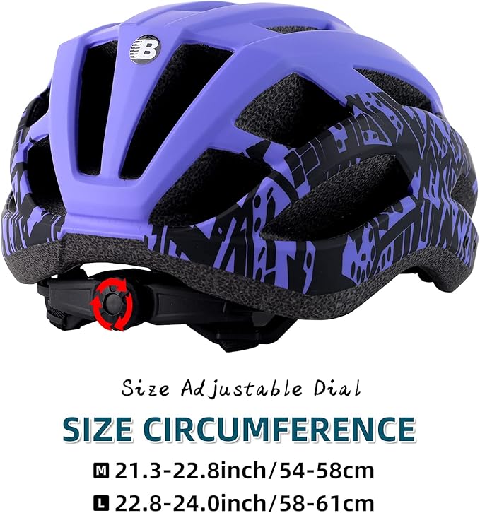 Bike Helmet for Adults Women Men Youth Kids, Lightweight Mountain Road Bicycle Cycling Helmets with Adjustable Dial & Removable Visor