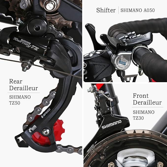 EUROBIKE YH-XC550 Road Bike for Men 54cm Frame Bicycle 700C Wheels Aluminium Rims 21 Speed Dual Disc Brake Commuter Bikes