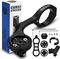 corki Cycles Garmin Edge Out Front Mount, Bike Handlebar Mount for Garmin Bike Computer 130 520 530 830 1030 & Sports Action Camera and Bike Lights