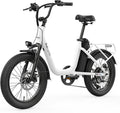 1800W Peak Electric Bikes for Adults 20" Fat Tire E Bike with 90 Miles Max Range 28 MPH Electric Bicycle Step-Thru Ebikes with 48V Removable Battery 7 Speed