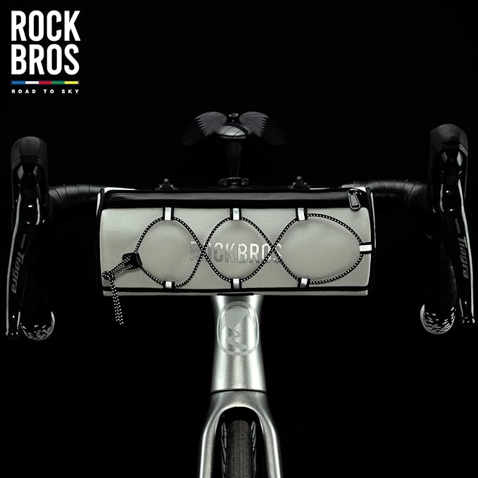ROCKBROS ROAD TO SKY Bike Handlebar Bag Bicycle Front Bag Bag Storage Bag Lightweight & Sturdy Bicycle Handlebar bag for Road Mountain Bike 2L