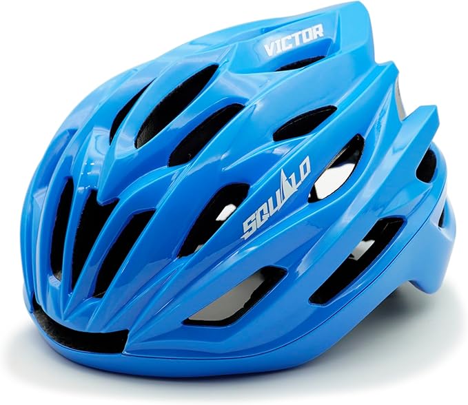 SQUALO Victor Bike Helmet for Men Women, Bicycle Helmet with Adjustment Dial Unisex Adults Cycling Helmet for Mountain Road Biker Lightweight Ventilated