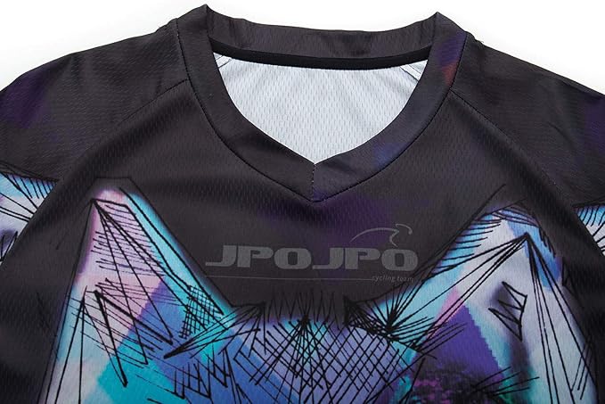 PSPORT Men's Motocross Jersey Long Sleeve Motocross Shirt Men Mountain Dirt Bike Jersey Downhill Riding Racing Clothing Tops