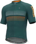 LAMEDA Men's Cycling Jersey Breathable Lightweight Short Sleeve Elastic Pro Road Bike Shirt Full Zip