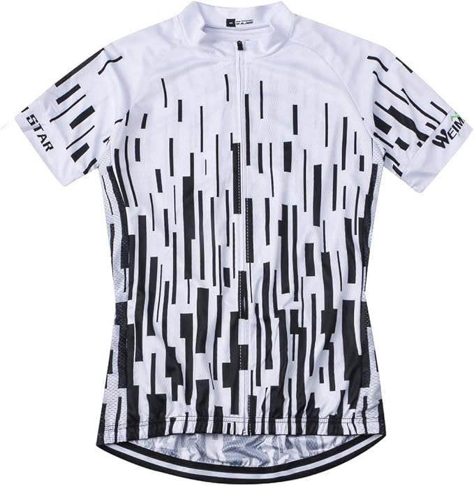 Weimostar Men's Cycling Jersey Short Sleeve Bike Clothing Multicolored Diamond