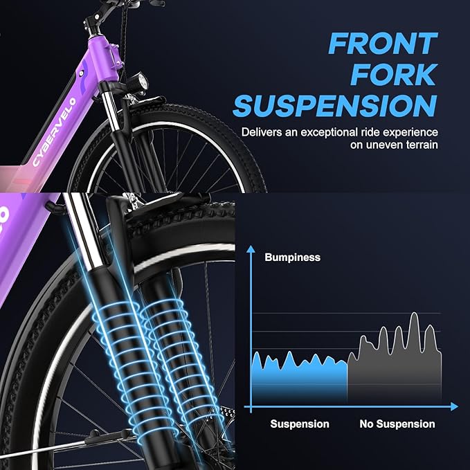 1000 Peak Electric Bike for Adults,up 80 Miles Removable Battery Ebike, 26" Electric E Bike with 7-Speed,Adult Electric Bicycles for Commute Beach Snow Womens/Man All Terrain