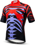 New Pro Full Zipper Men's Cycling Jersey Short Sleeve Riding Shirt USA