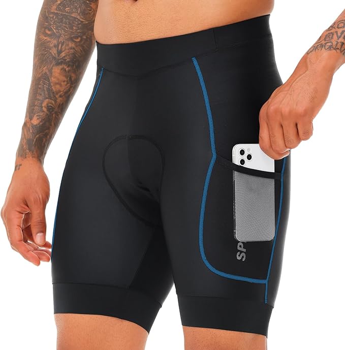 Men’s Bike Shorts 4D Padded Cycling Bicycle Road Biking Mountain Riding UPF 50+ Cycle Shorts