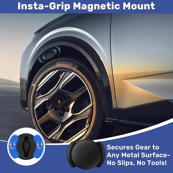 Hidden Magnetic Mini GPS Tracker for Vehicles – No Subscription GPS Device, Real-Time GPS Tracking for Kids, Pets, or Vehicles, Works with Apple Find My, Vehicle Locator (GPS01)